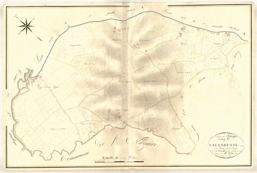 Plan napoléonien, atlas-C1 Lalandusse, Lalandusse