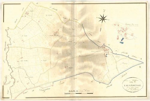 Plan napoléonien, atlas-C2 Lalandusse, Lalandusse
