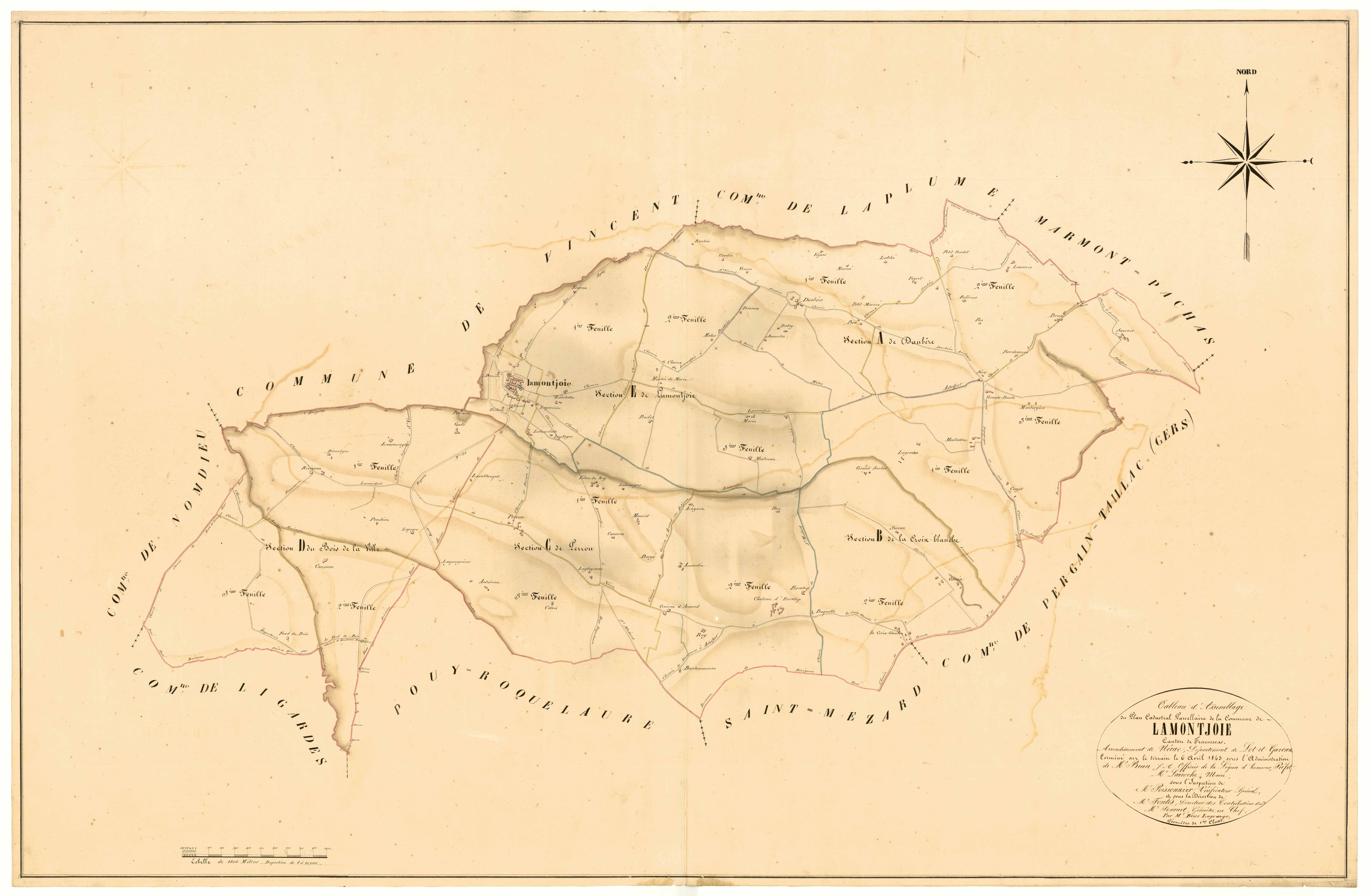 Plan napoléonien, atlas-TA, Lamontjoie