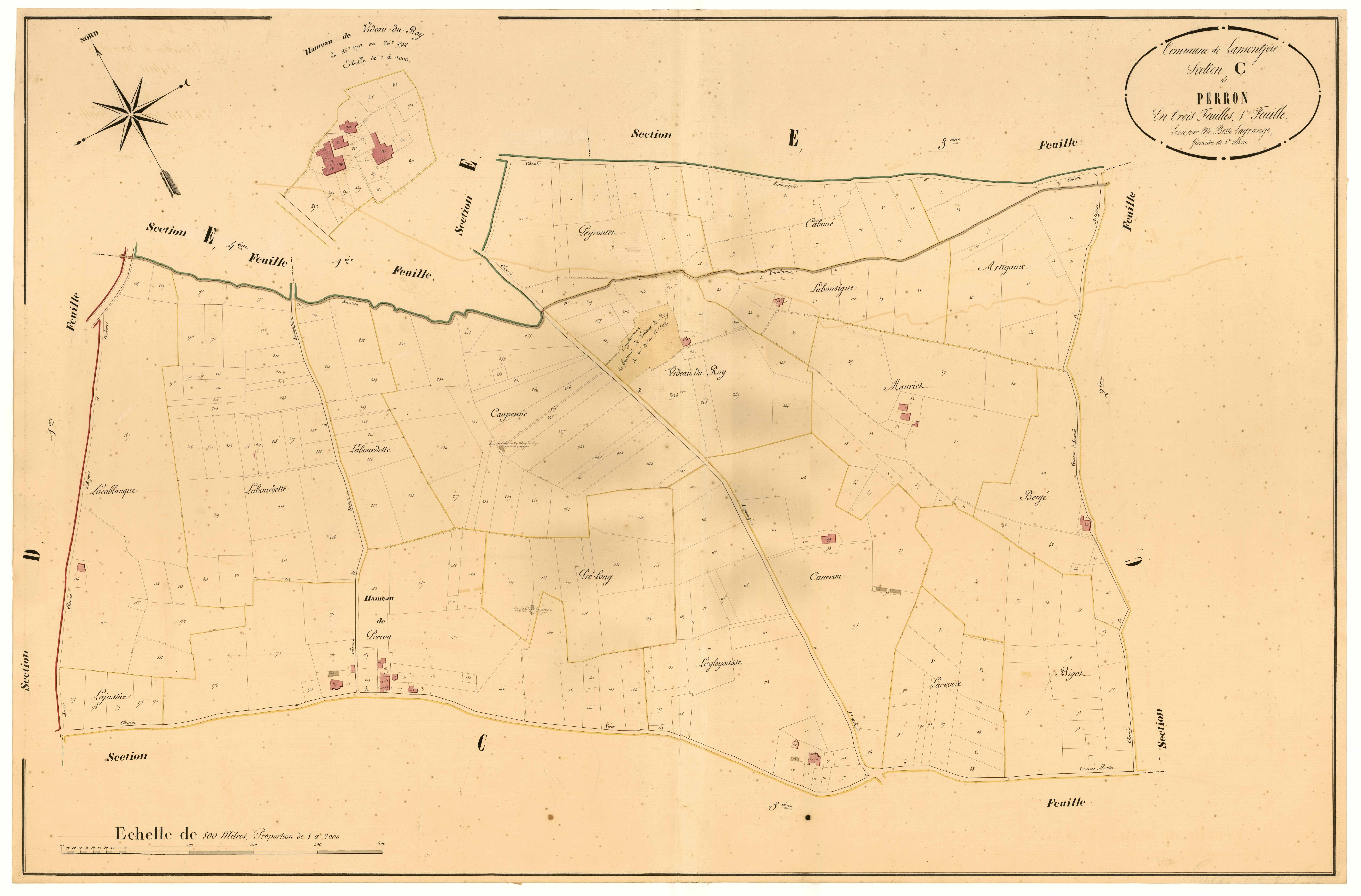 Plan napoléonien, atlas-C1 Perron, Lamontjoie