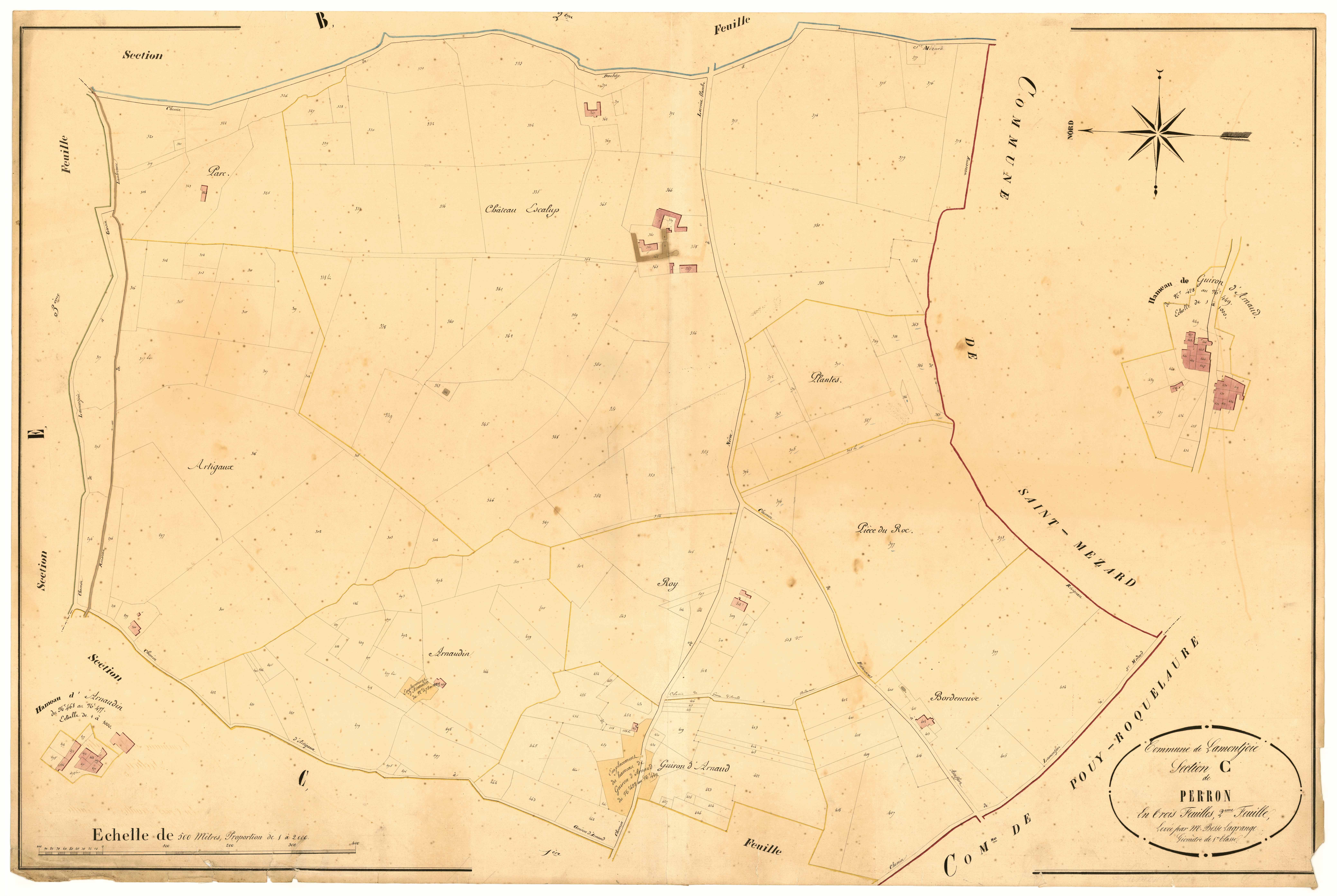 Plan napoléonien, atlas-C2 Perron, Lamontjoie