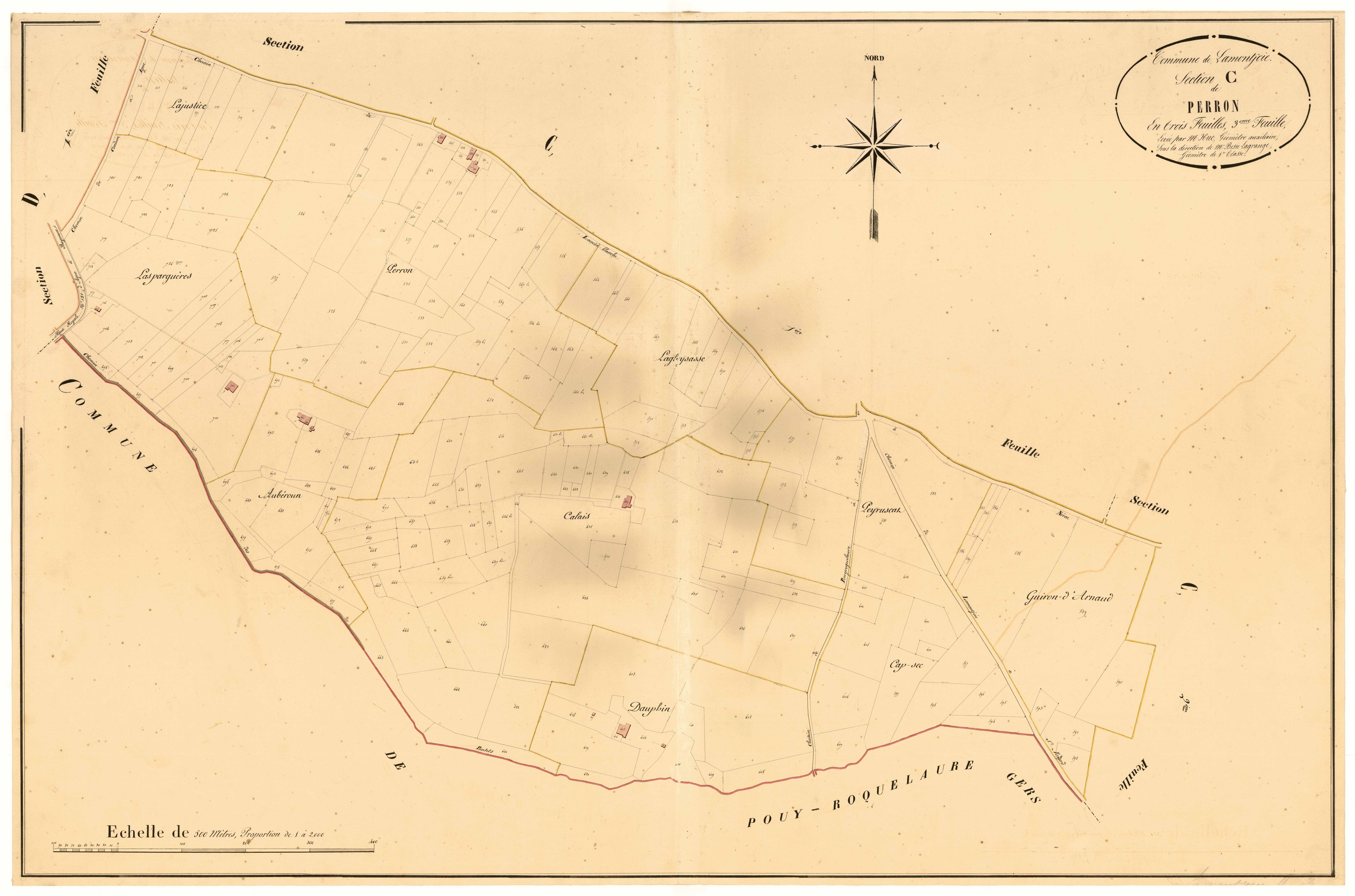 Plan napoléonien, atlas-C3 Perron, Lamontjoie