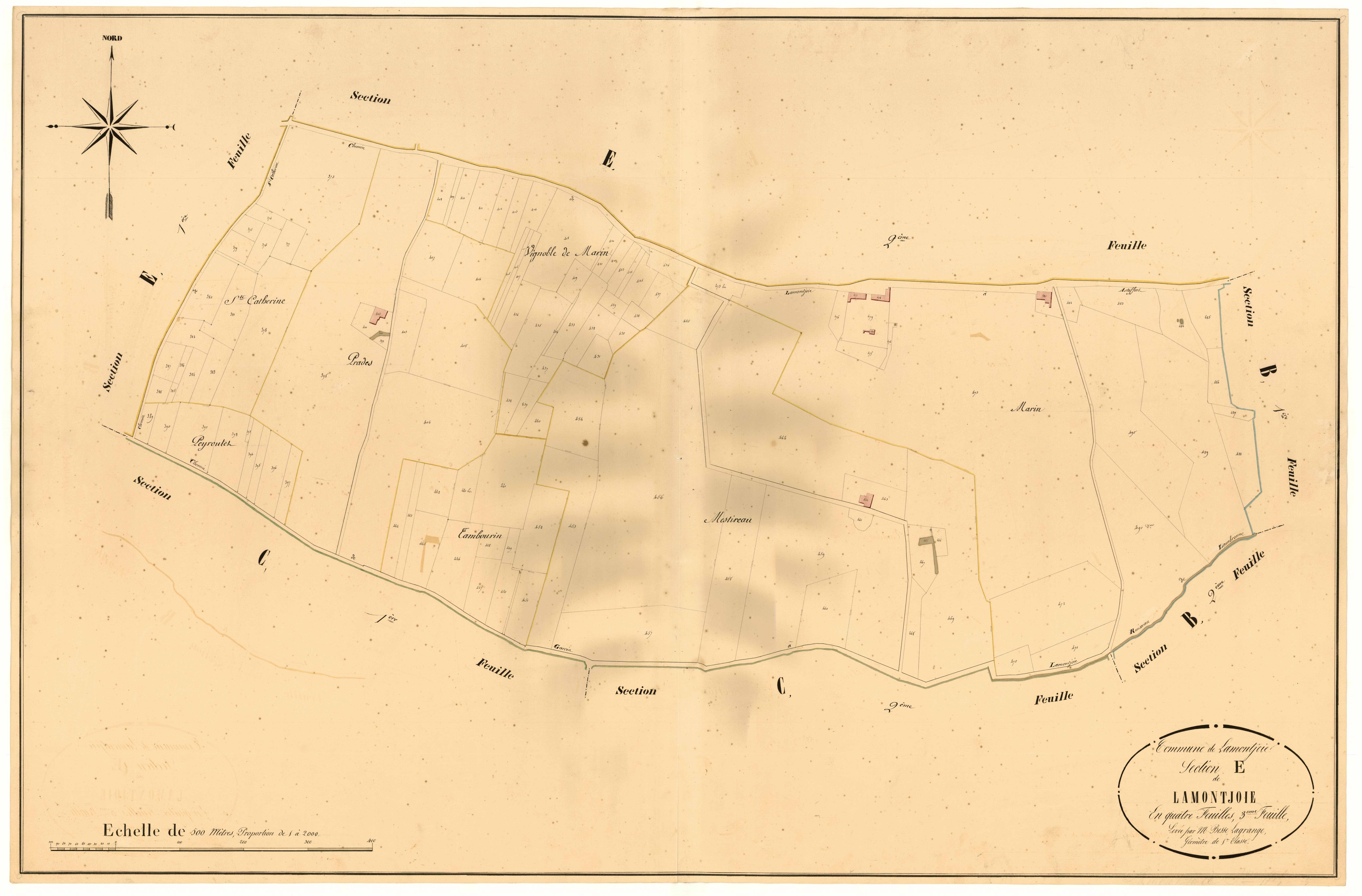 Plan napoléonien, atlas-E3 Lamontjoie, Lamontjoie