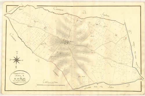 Plan primitif, atlas-A Daubèze, Daubèze (voir Lamontjoie)