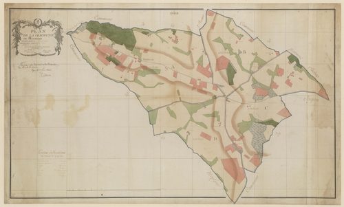 Plan par masses de cultures-, Daubèze (voir Lamontjoie)