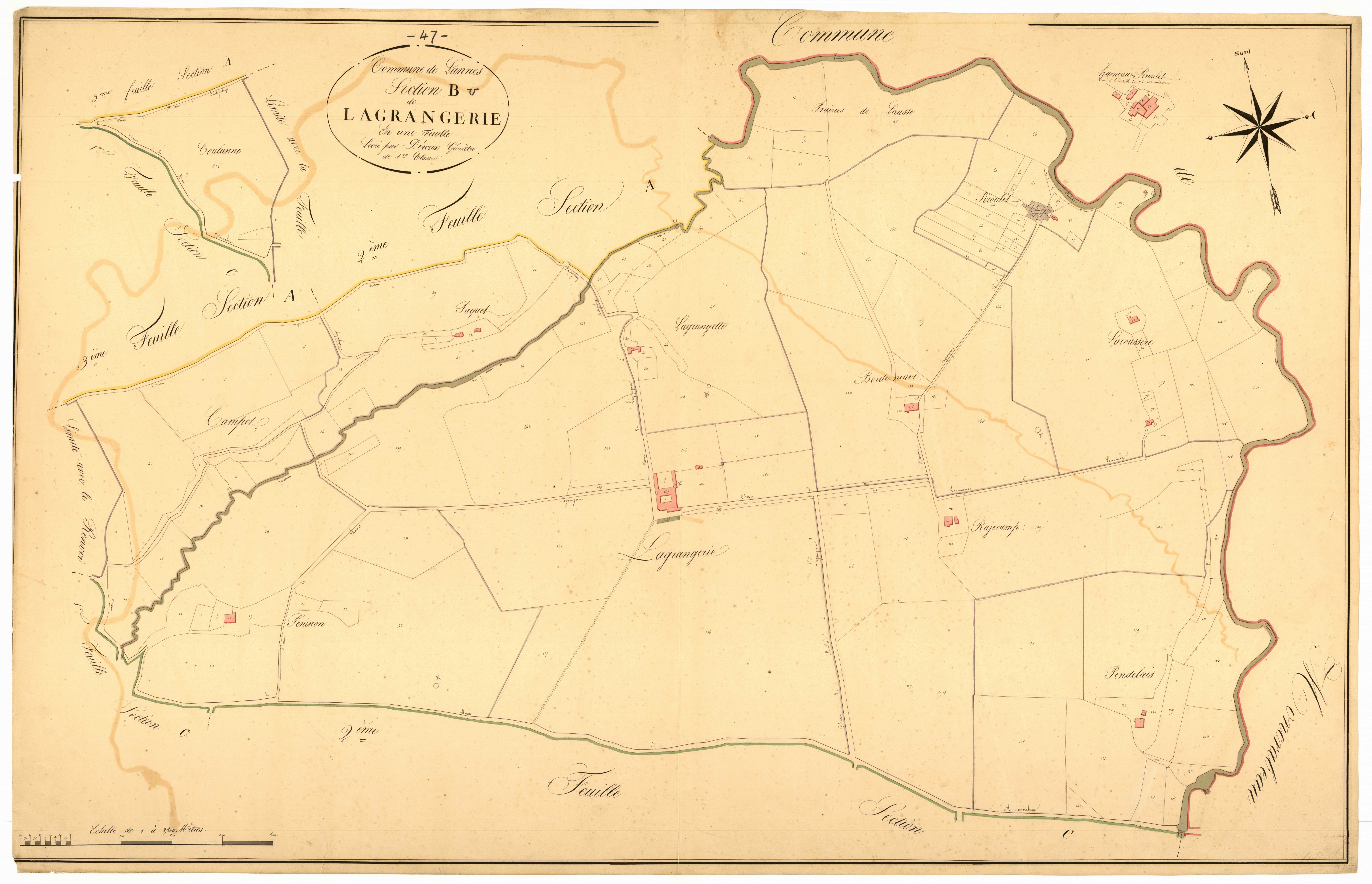 Plan napoléonien, atlas-B Lagrangerie, Lannes