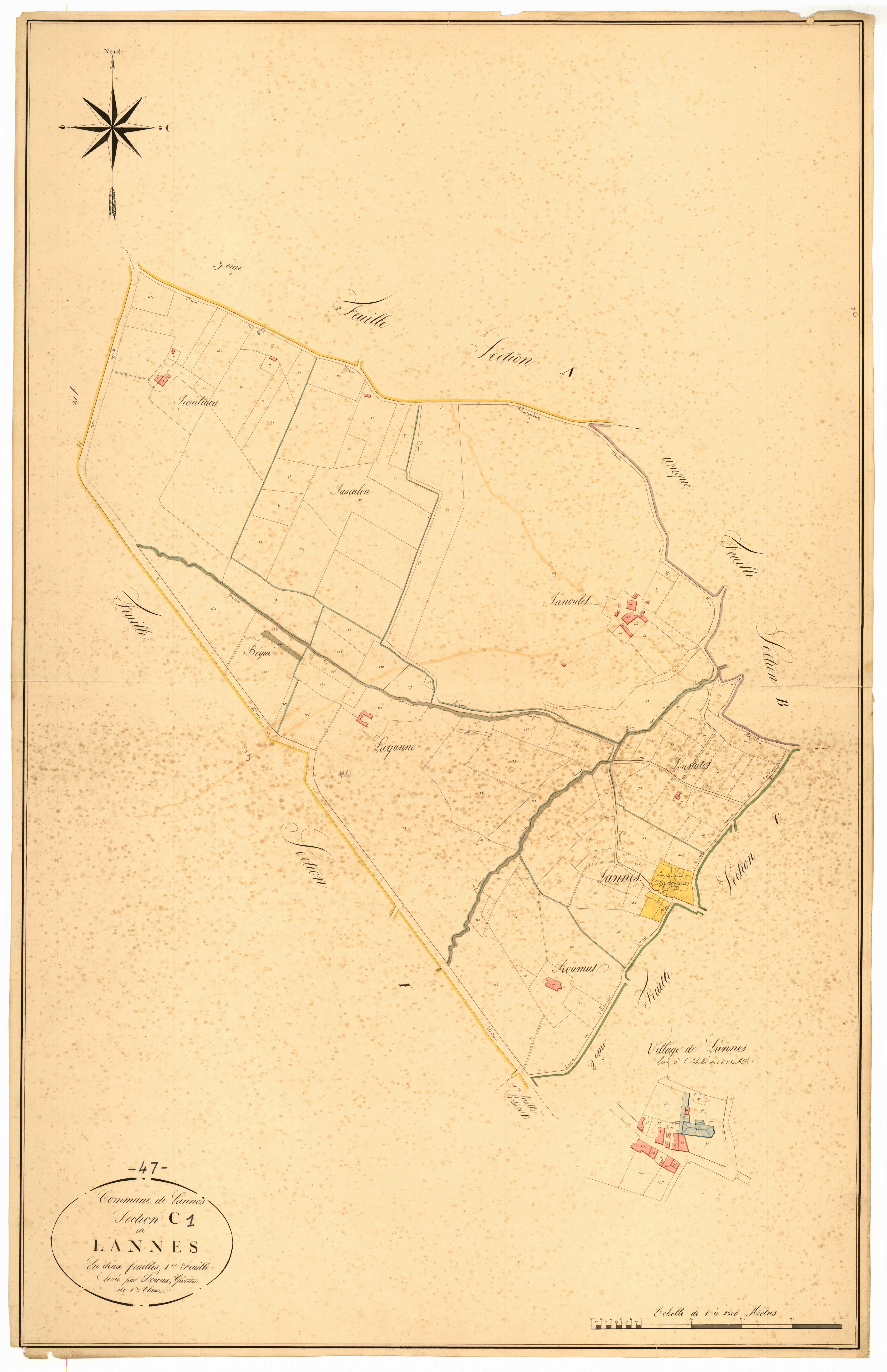 Plan napoléonien, atlas-C1 Lannes, Lannes