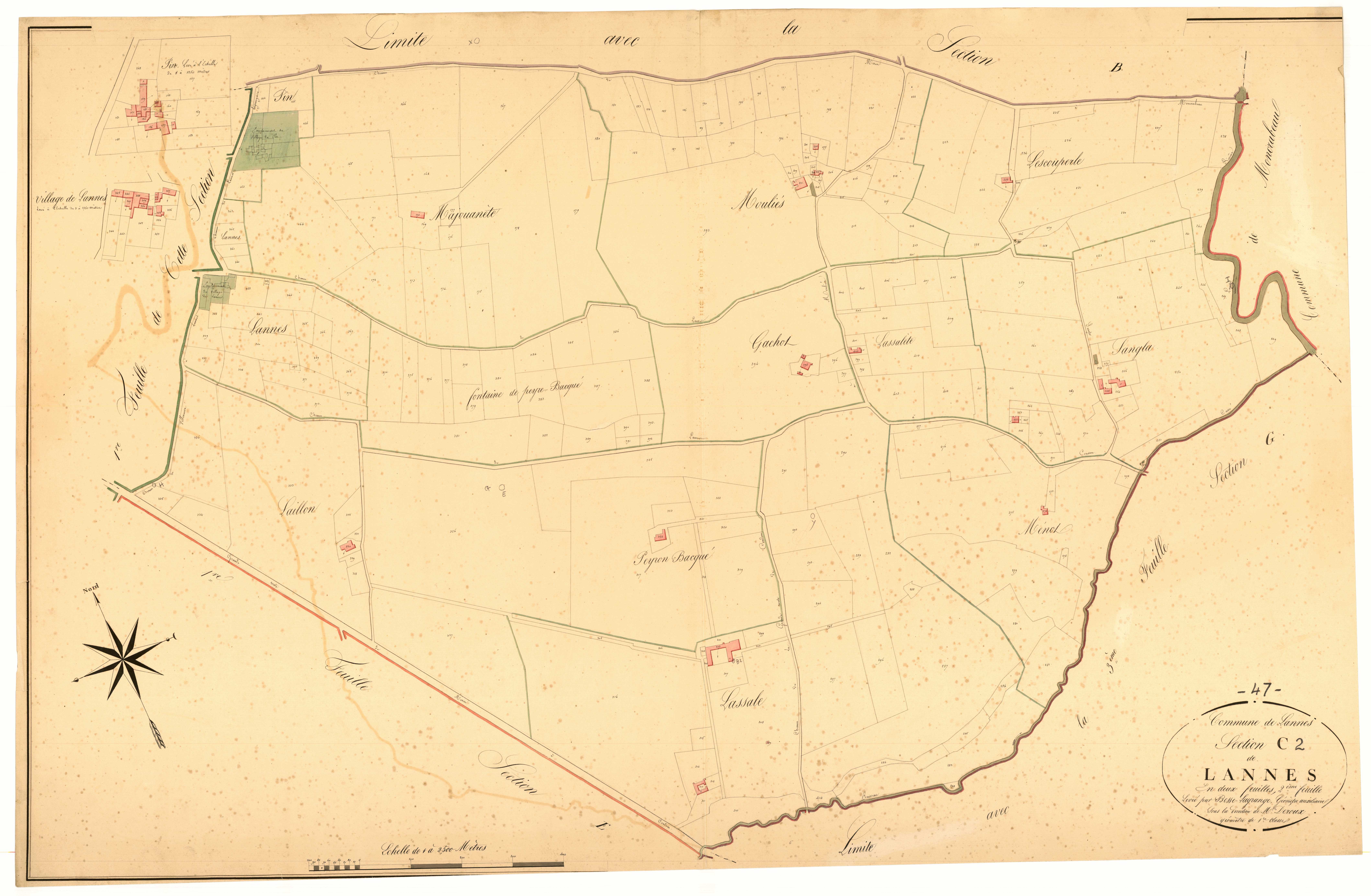 Plan napoléonien, atlas-C2 Lannes, Lannes