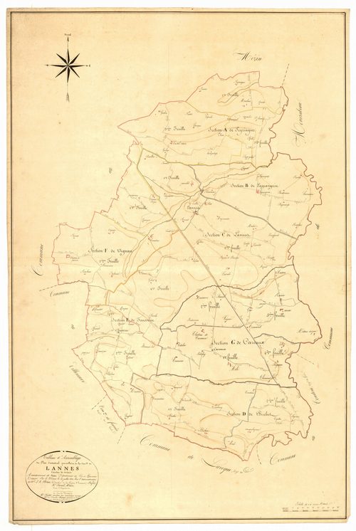 Plan napoléonien, atlas-TA, Lannes
