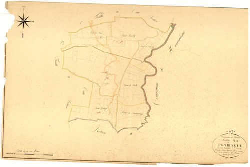 Plan napoléonien, atlas-A2 Peyriaque, Lannes