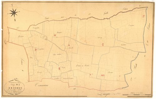 Plan napoléonien, atlas-D1 Brichot, Lannes