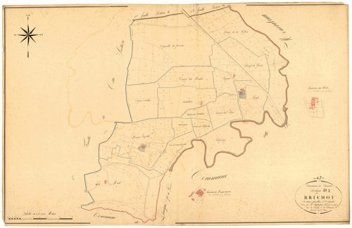Plan napoléonien, atlas-D2 Brichot, Lannes