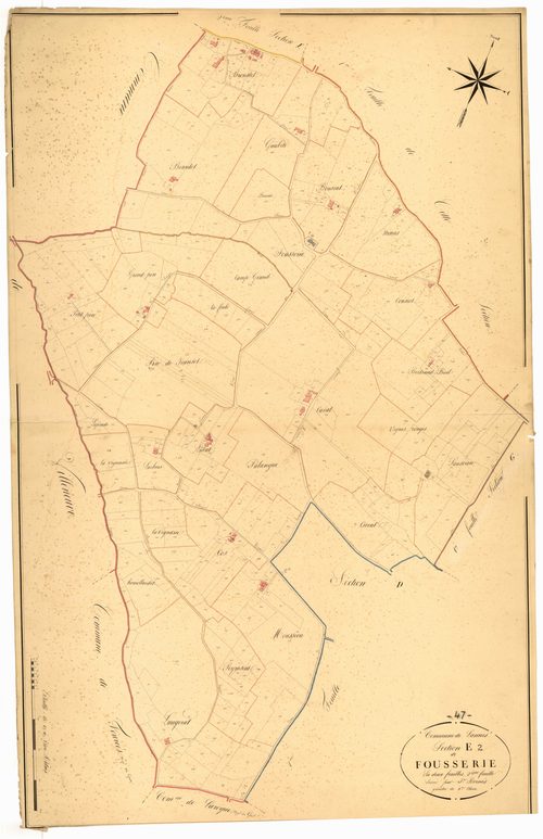Plan napoléonien, atlas-E2 Fousserie, Lannes