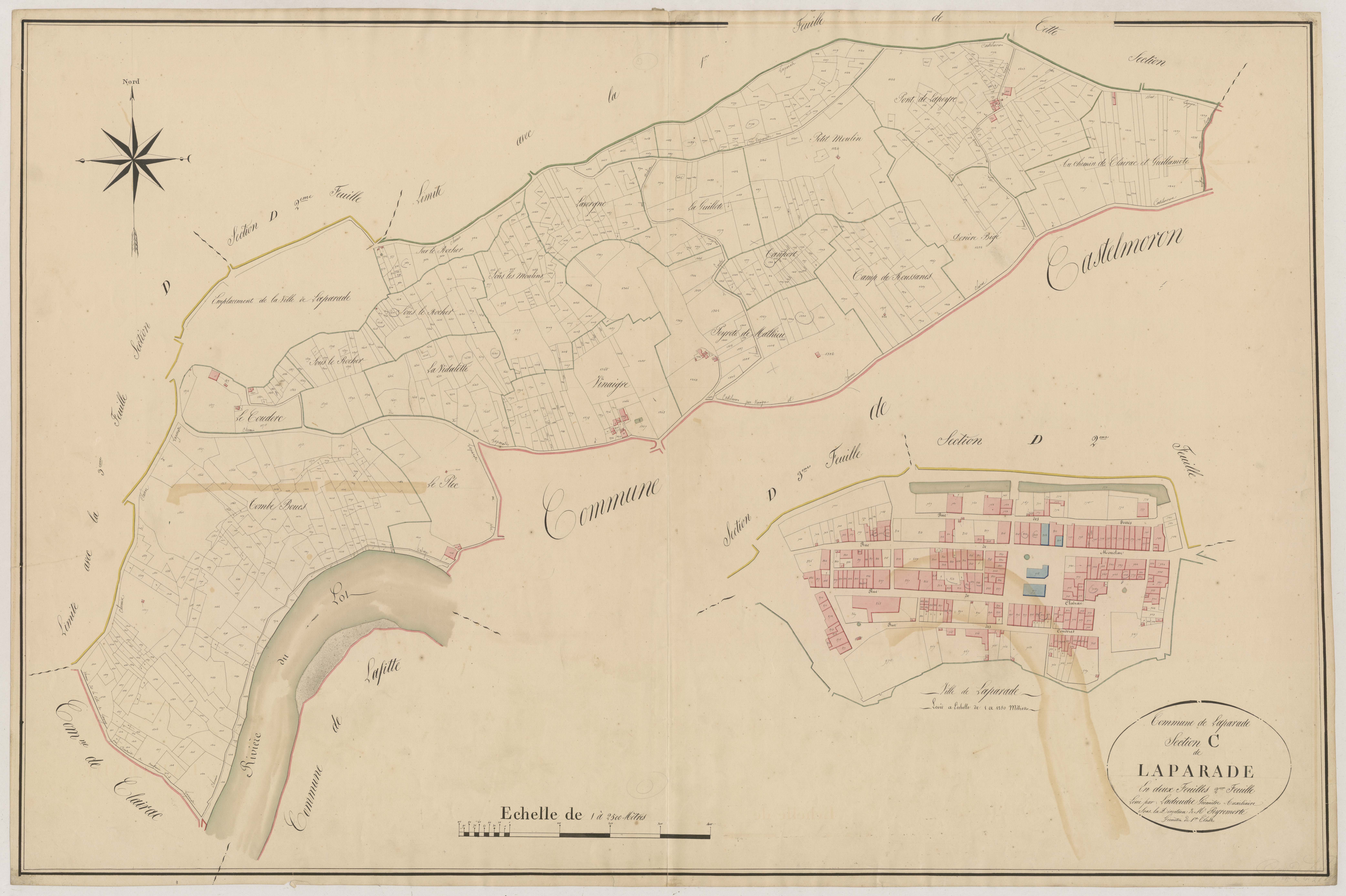 Plan napoléonien, atlas-C2 Laparade, Laparade