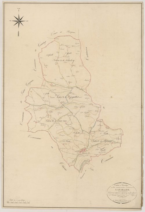Plan napoléonien, atlas-TA, Laparade
