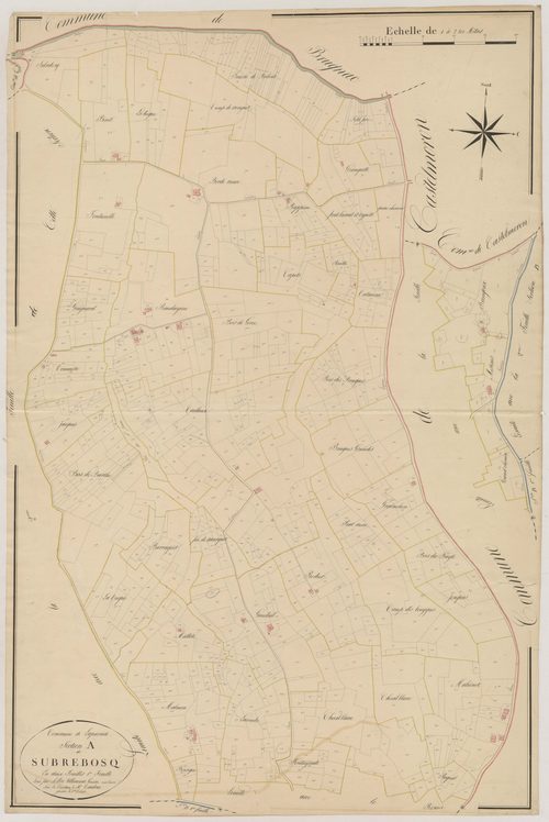 Plan napoléonien, atlas-A1 Subrebosq, Laparade