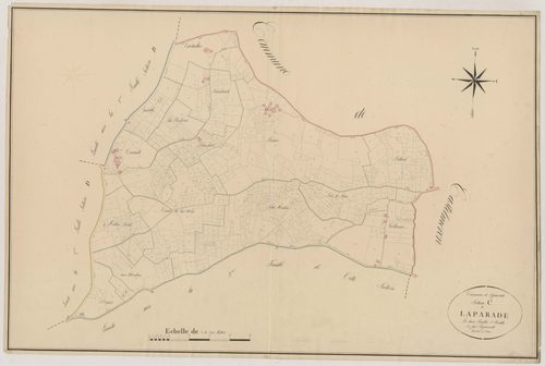 Plan napoléonien, atlas-C1 Laparade, Laparade