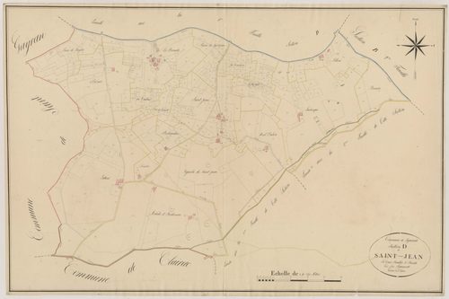 Plan napoléonien, atlas-D1 Saint-Jean, Laparade