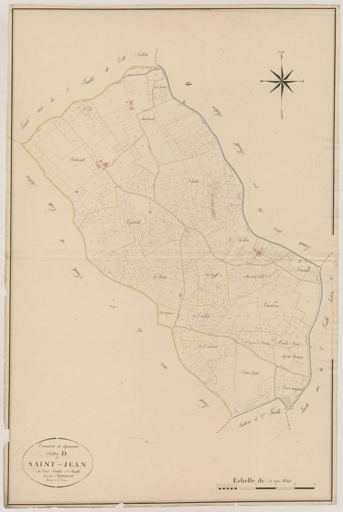 Plan napoléonien, atlas-D2 Saint-Jean, Laparade