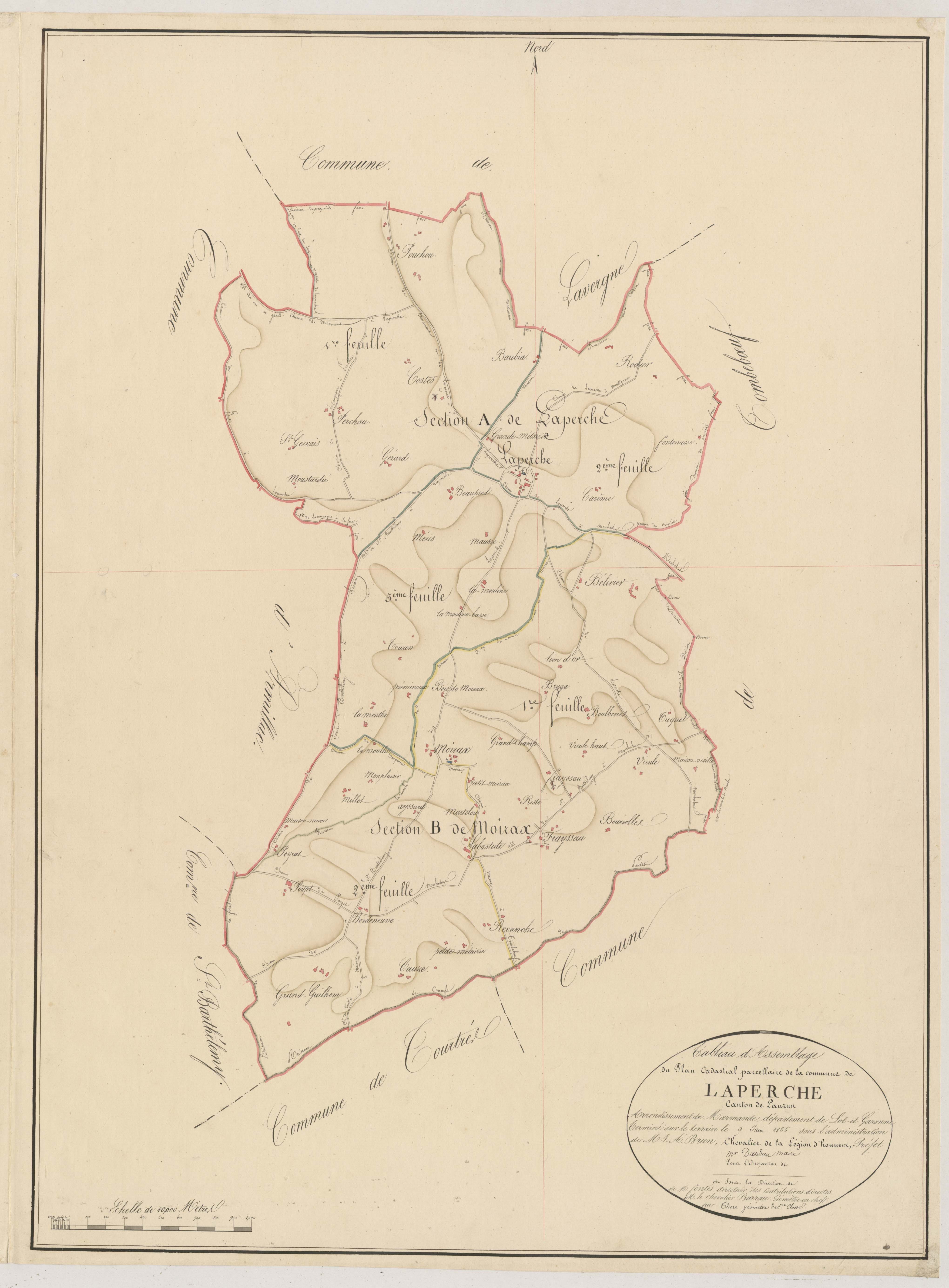 Plan napoléonien, atlas-TA, Laperche