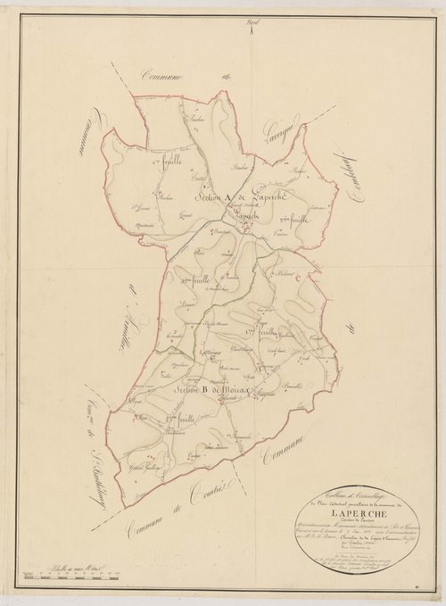 Plan napoléonien, atlas-TA, Laperche