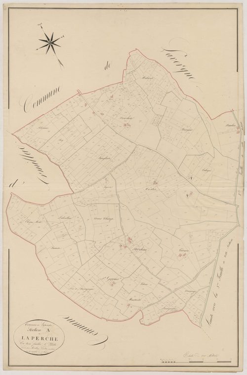 Plan napoléonien, atlas-A1 Laperche, Laperche