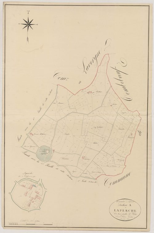Plan napoléonien, atlas-A2 Laperche, Laperche
