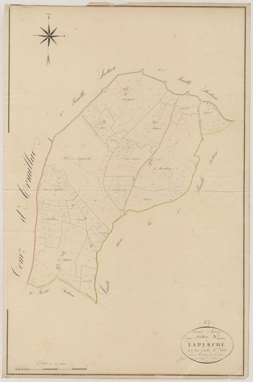 Plan napoléonien, atlas-A3 Laperche, Laperche
