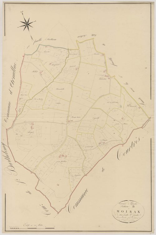 Plan napoléonien, atlas-B2 Moirax, Laperche