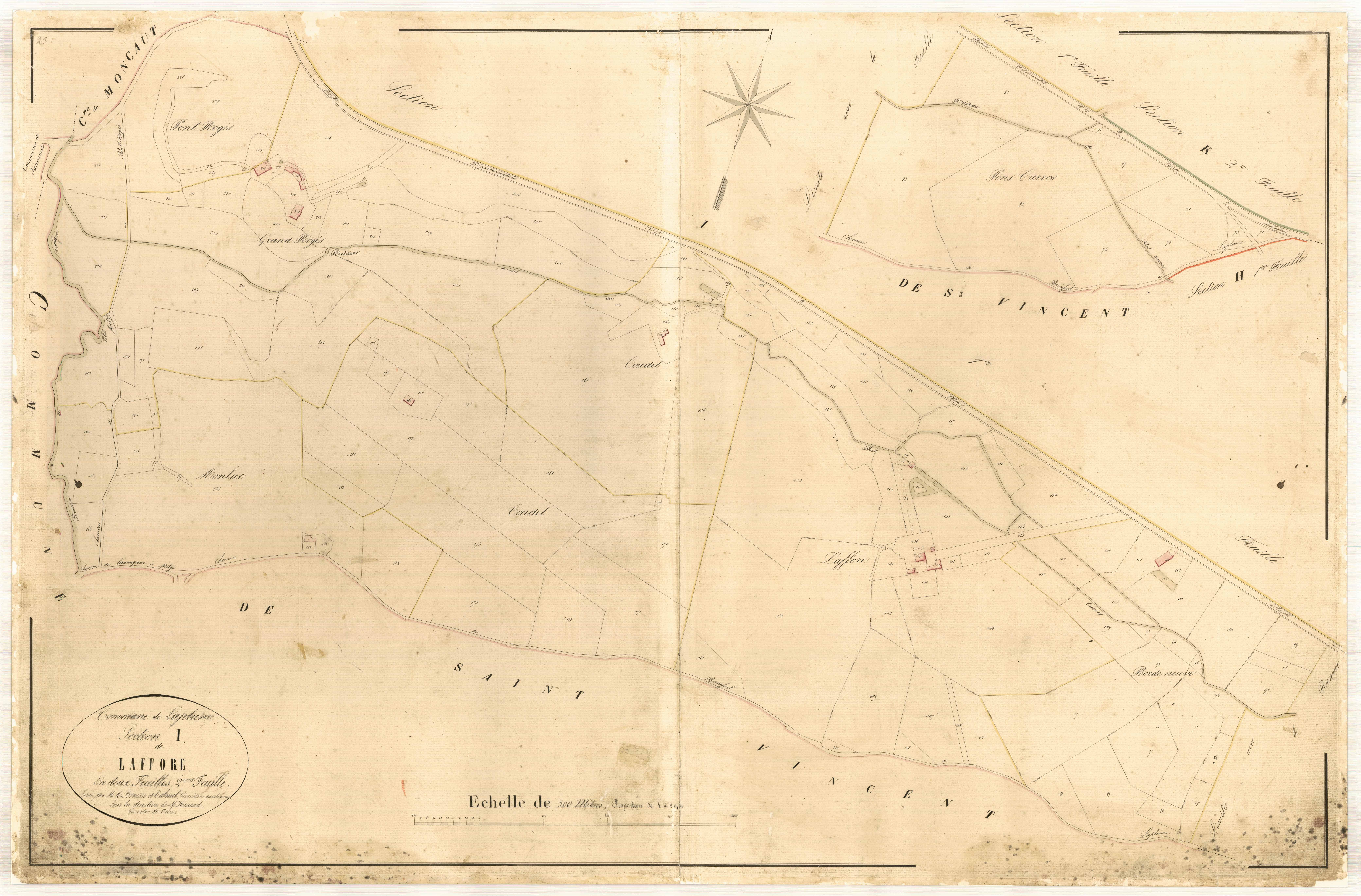 Plan napoléonien-I2 Laffore, Laplume