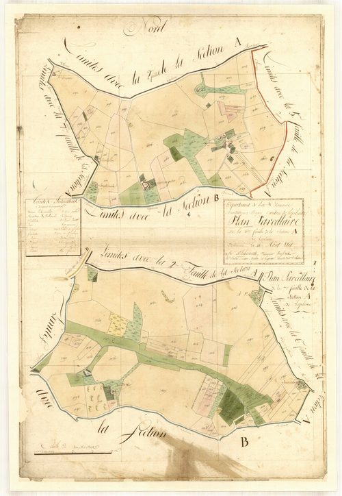 Plan primitif, feuille-A6, Laplume