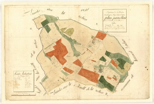 Plan primitif, feuille-B3, Laplume