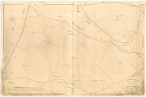 Plan napoléonien-C1 Saint-Martin, Laplume