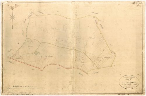 Plan napoléonien-C2 Saint-Martin, Laplume