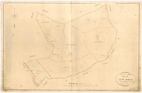 Plan napoléonien-C3 Saint-Martin, Laplume