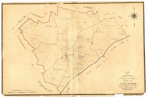 Plan napoléonien, atlas-A2 Saint-Pierre, Laroque-Timbaut