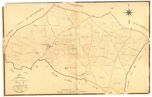 Plan napoléonien, atlas-B1 Laroque, Laroque-Timbaut