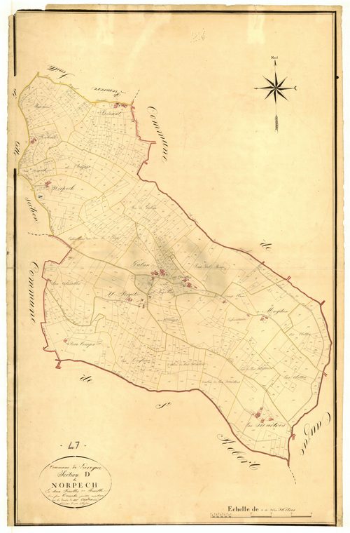 Plan napoléonien, atlas-D2 Norpech, Laroque-Timbaut