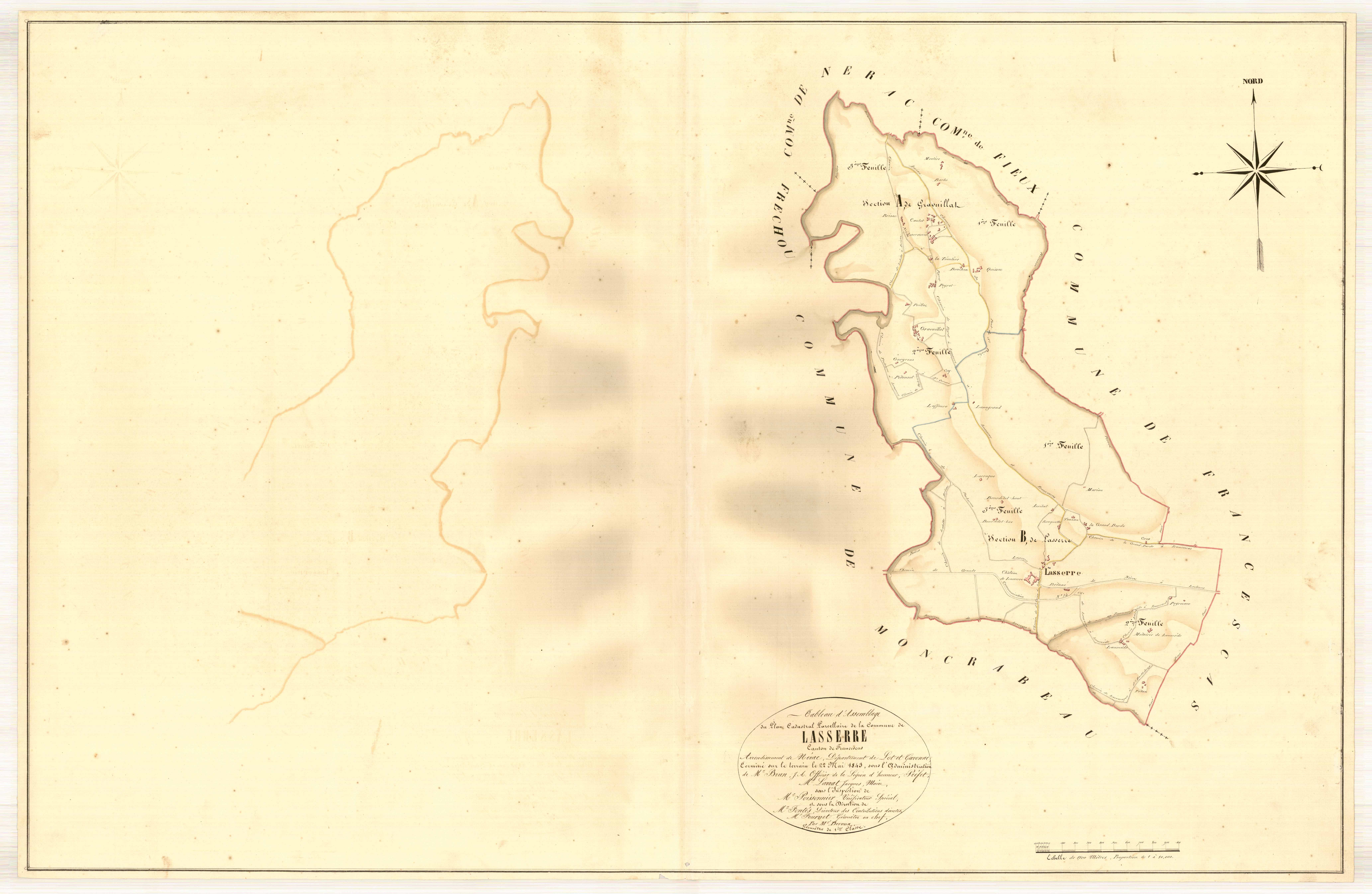 Plan napoléonien, atlas-TA, Lasserre