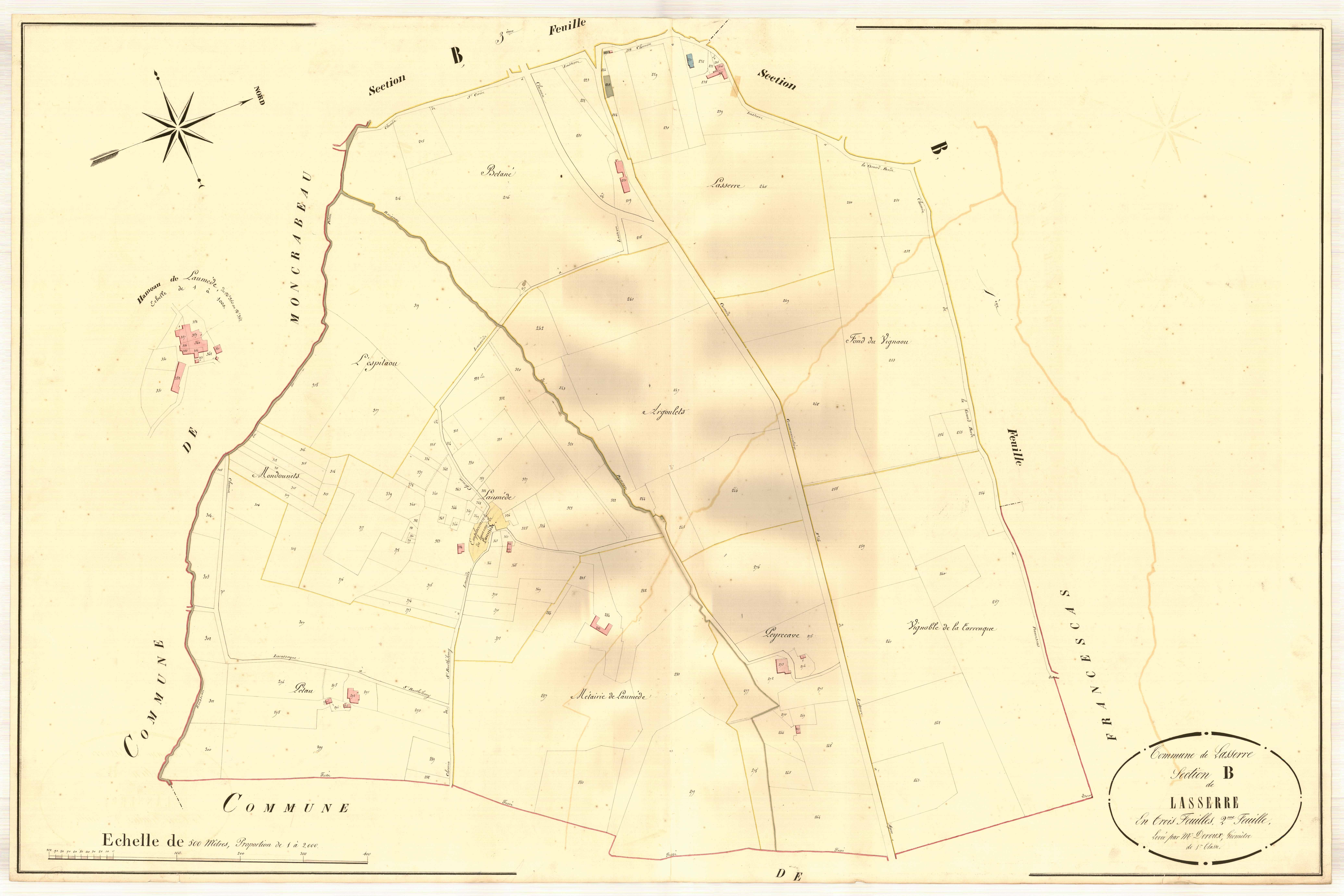Plan napoléonien, atlas-B2 Lasserre, Lasserre