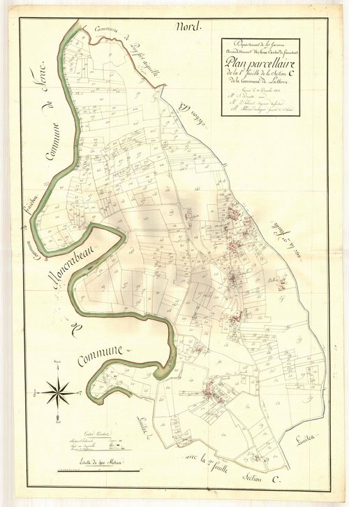 Plan primitif, atlas-C1 Graouilhac, Lasserre
