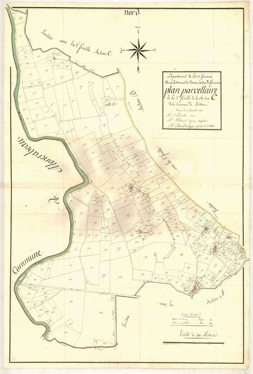 Plan primitif, atlas-C2 Graouilhac, Lasserre