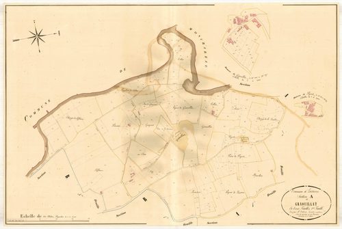 Plan napoléonien, atlas-A2 Graouillat, Lasserre