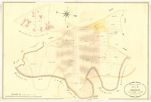 Plan napoléonien, atlas-A3 Graouillat, Lasserre