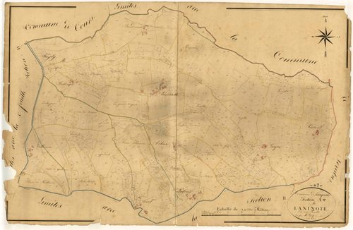 Plan napoléonien, atlas-A Laninote, Laugnac
