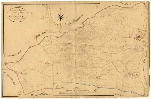 Plan napoléonien, atlas-D2 Laugnac, Laugnac