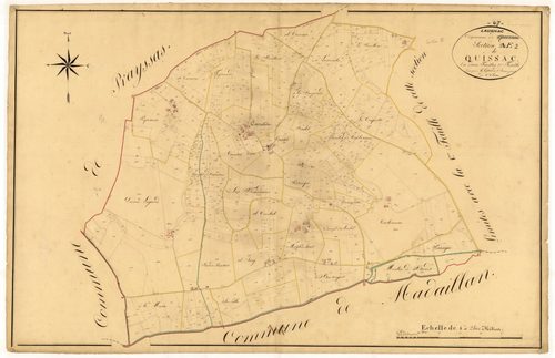 Plan napoléonien, atlas-E2 Quissac, Laugnac