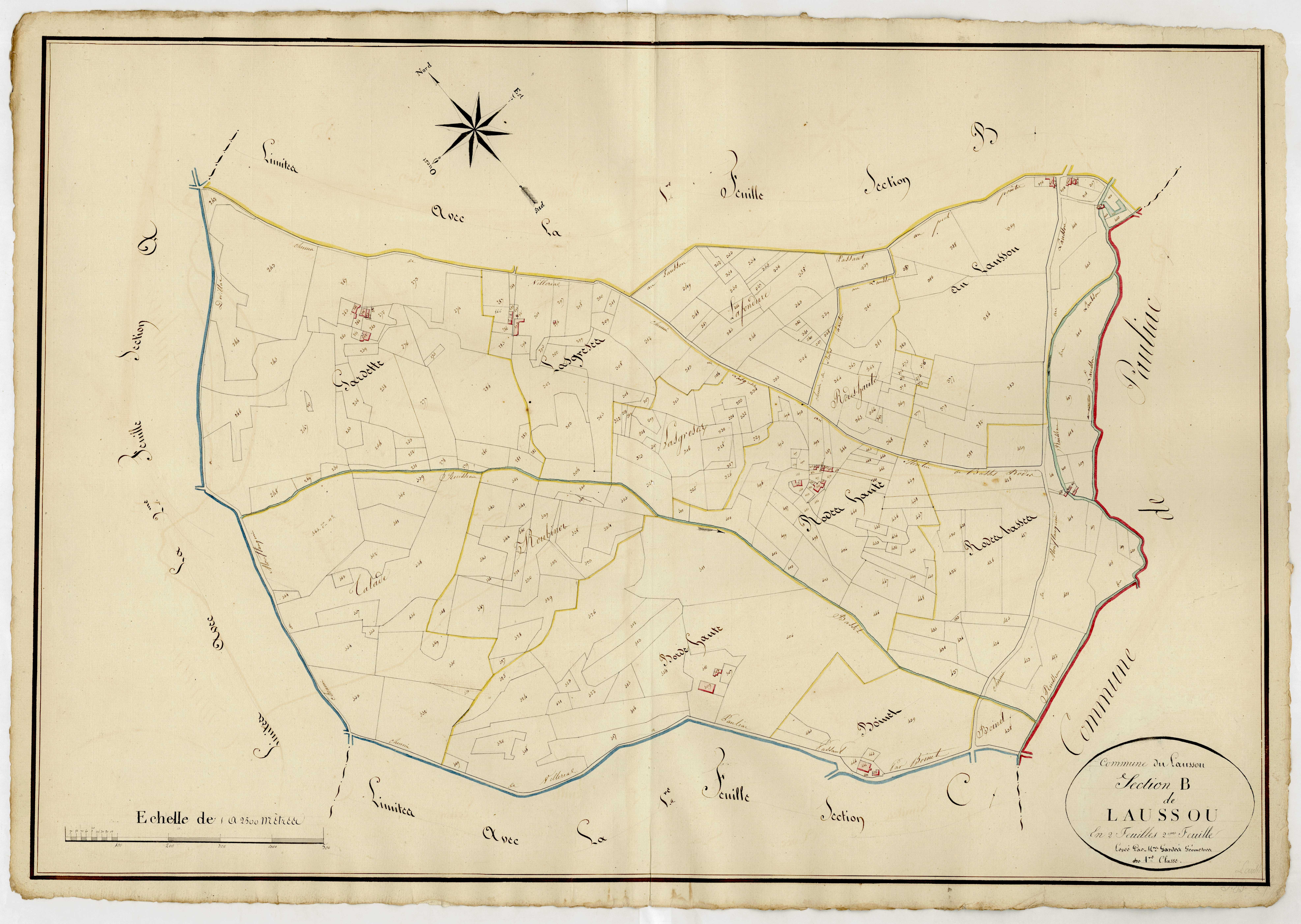 Plan napoléonien, atlas-B2 Laussou, Laussou