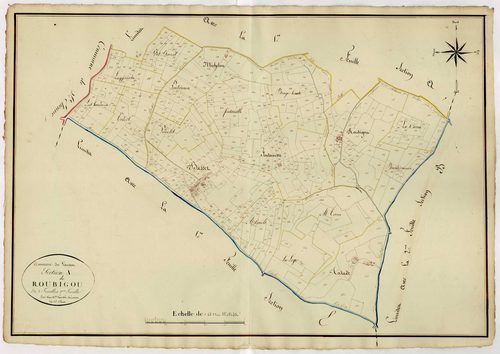Plan napoléonien, atlas-A2 Roubigou, Laussou