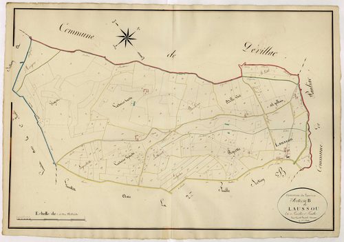 Plan napoléonien, atlas-B1 Laussou, Laussou